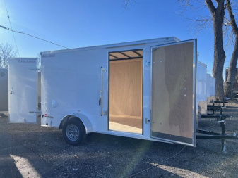 New 6' X 12' Single Axle Enclosed Trailer