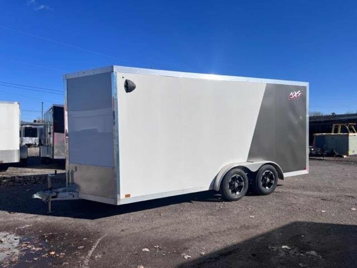 New 7.5' X 16' Aluminum Tandem Axle Enclosed Trailer