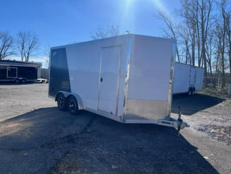 New 7.5' X 16' Aluminum Tandem Axle Enclosed Trailer