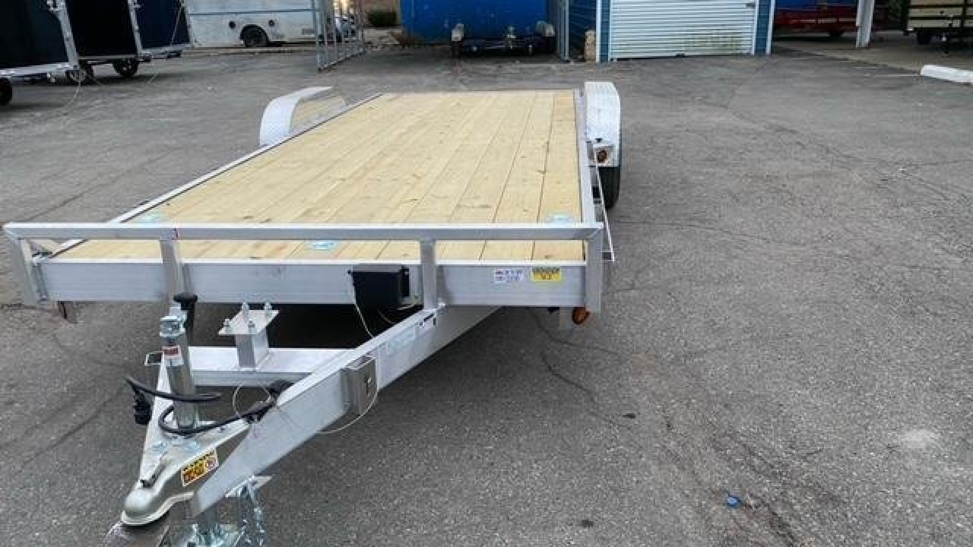 New 83" X 20' Aluminum Car Hauler/Flatbed Trailer