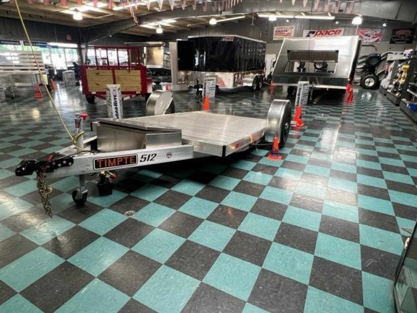 New 78'' x 12' Scissor Lift Tilt Trailer