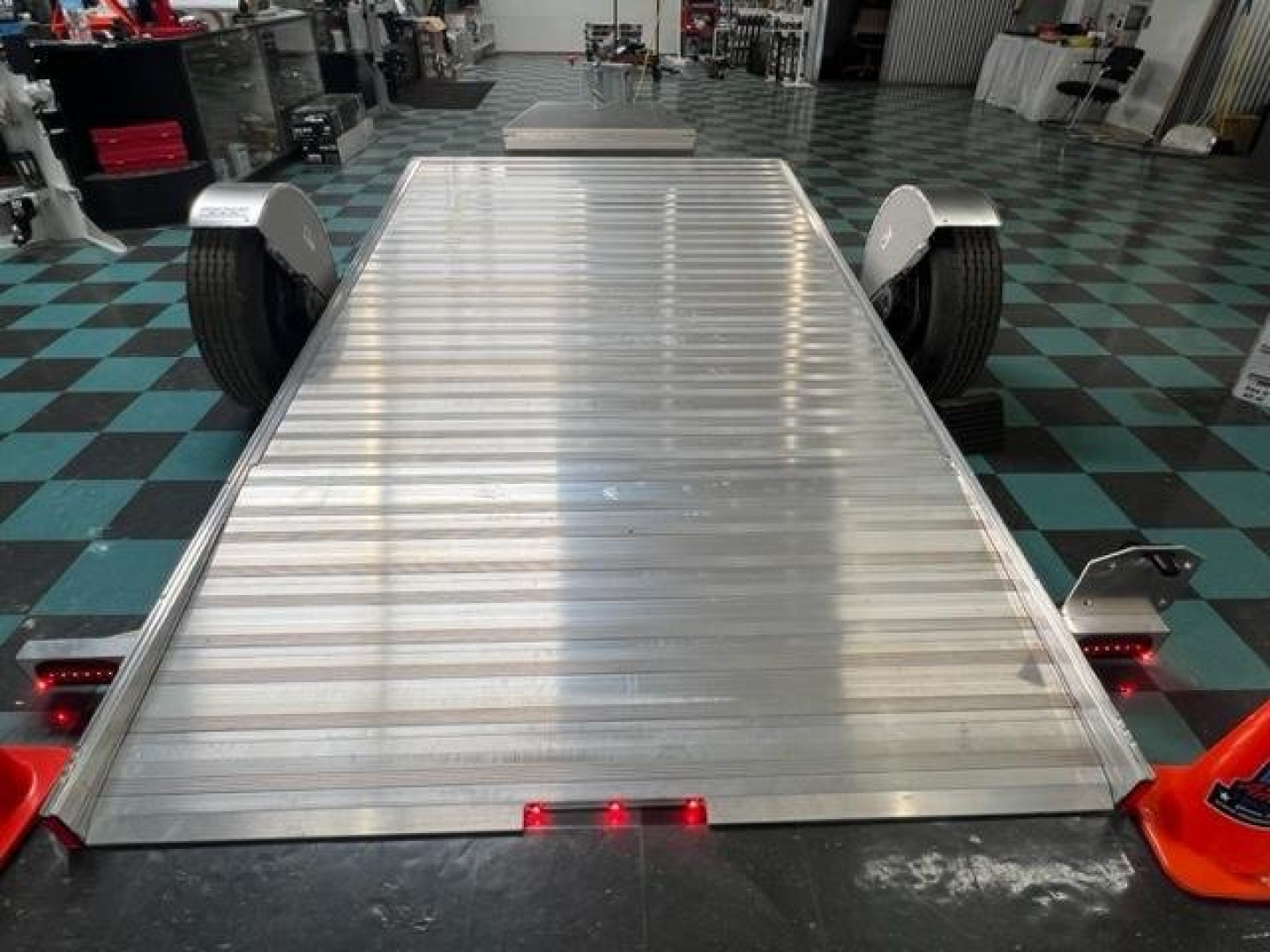 New 78'' x 12' Scissor Lift Tilt Trailer