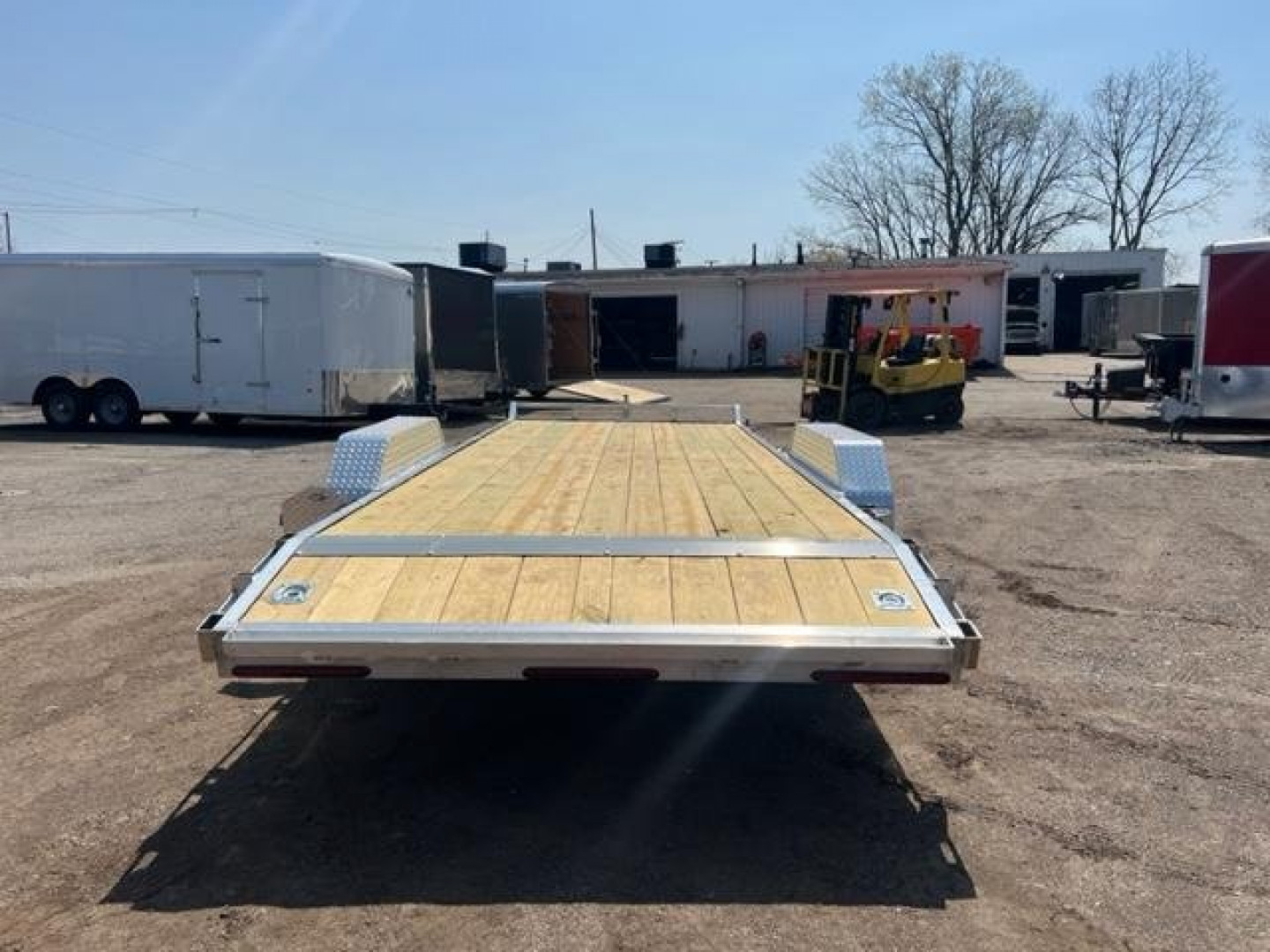 New 83" X 16' Aluminum Car Hauler/Flatbed Trailer