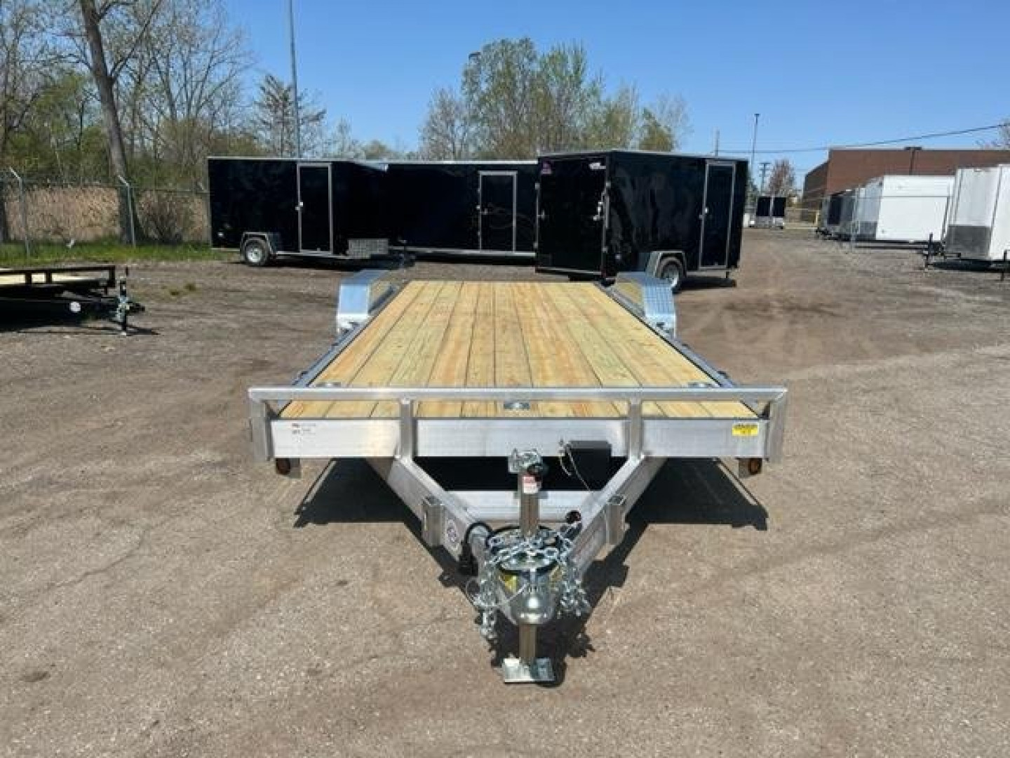 New 83" X 16' Aluminum Car Hauler/Flatbed Trailer