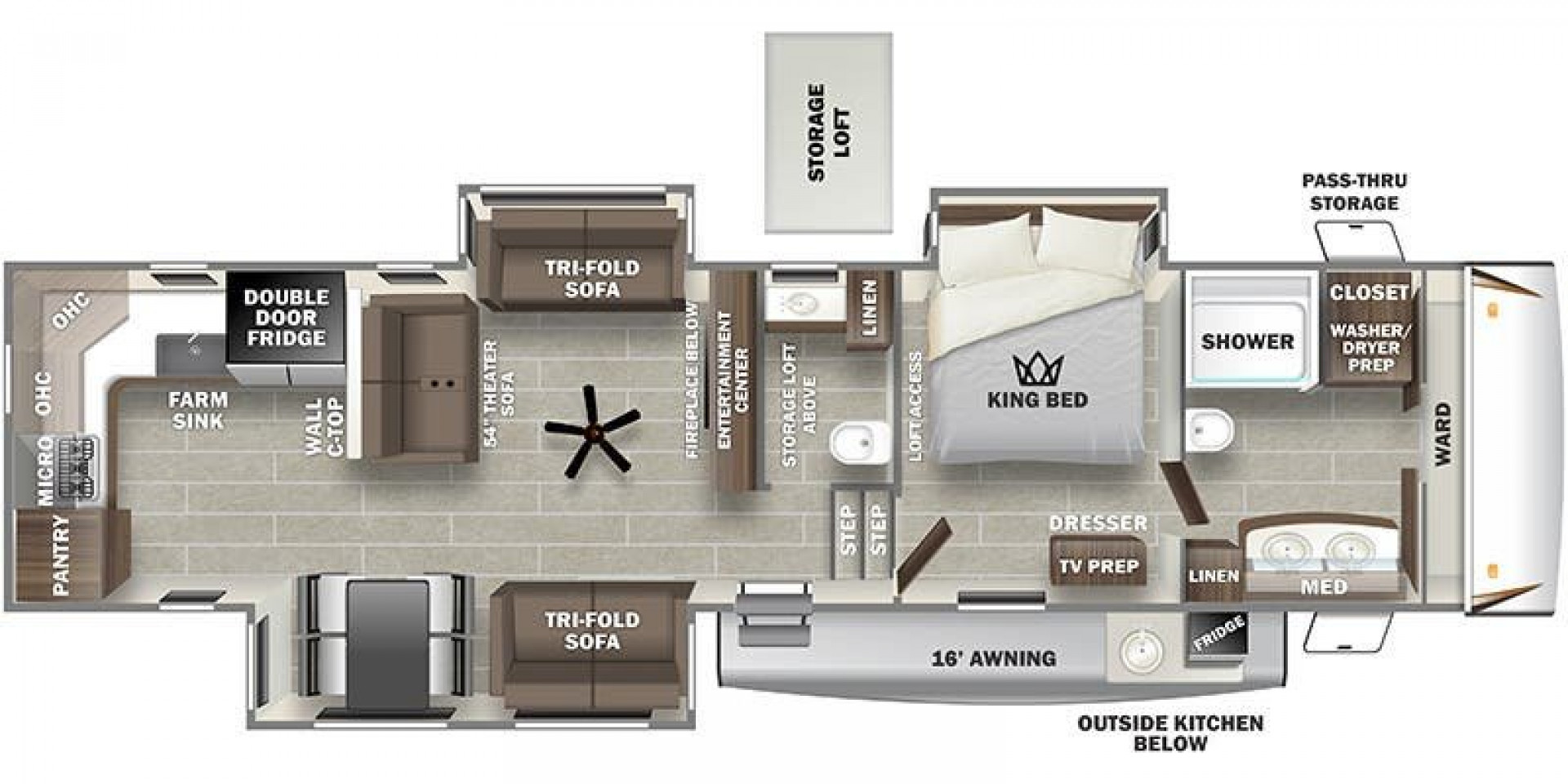 Used 2022 Forest River Sabre Cobalt 37fbt Fifth Wheel