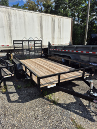 New 2025 SURE-TRAC STUTT8214-BP-070 Utility Trailer 7 X 14 Tube Top Utility 7K Rated