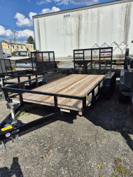 New 2025 SURE-TRAC STUTT8214-BP-070 Utility Trailer 7 X 14 Tube Top Utility 7K Rated