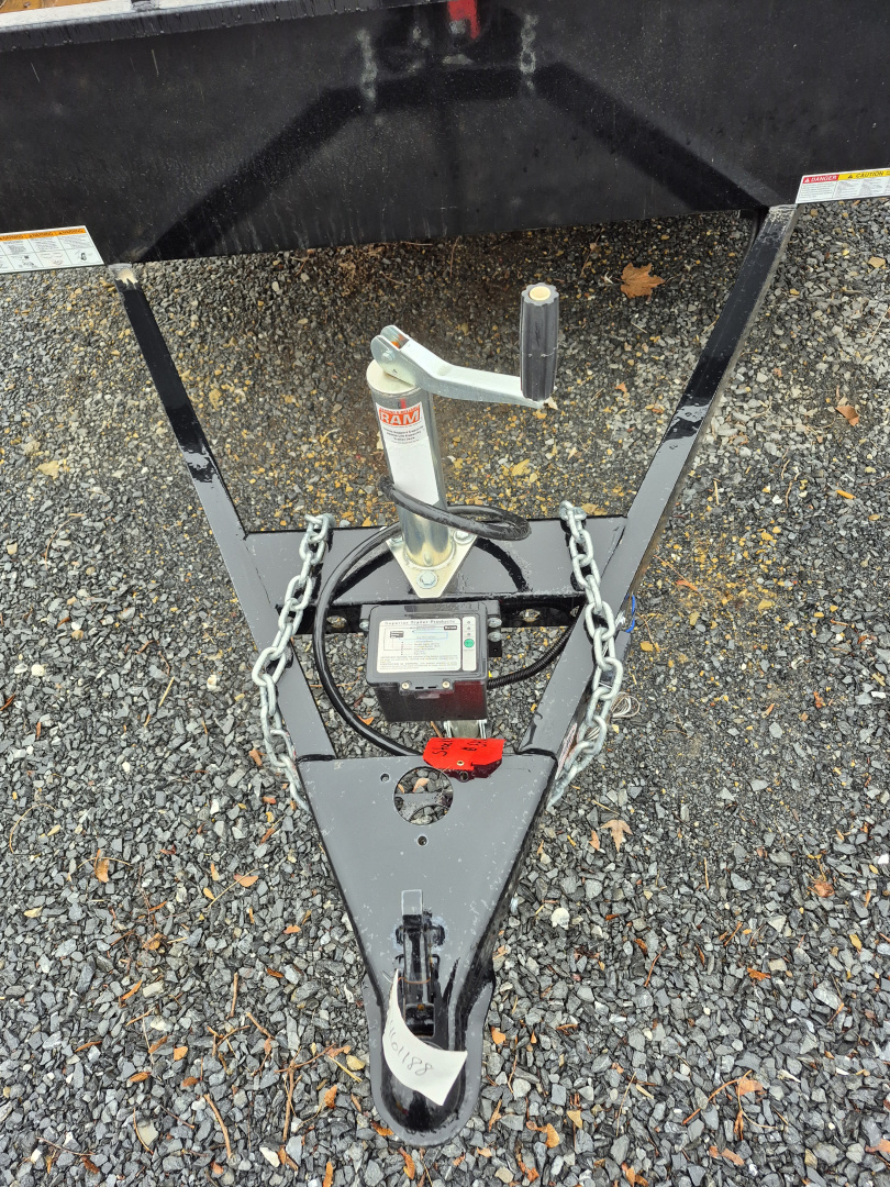 New 2025 SURE-TRAC STUSH8216-BP-070 Utility Trailer 7 X 16 STEEL HIGH SIDE 7K RATED TRAILER