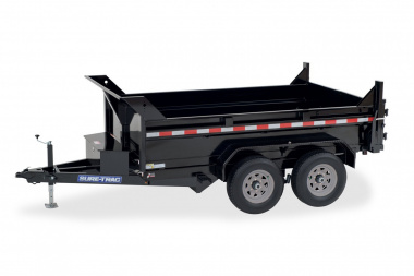 New 2025 SURE-TRAC ST7212D1R-B-100 Dump Trailer 6 X 12 SD Dump 10k Rated