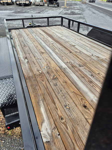 New 2025 Sure-Trac 7 x 14 tube top Landscape Trailer