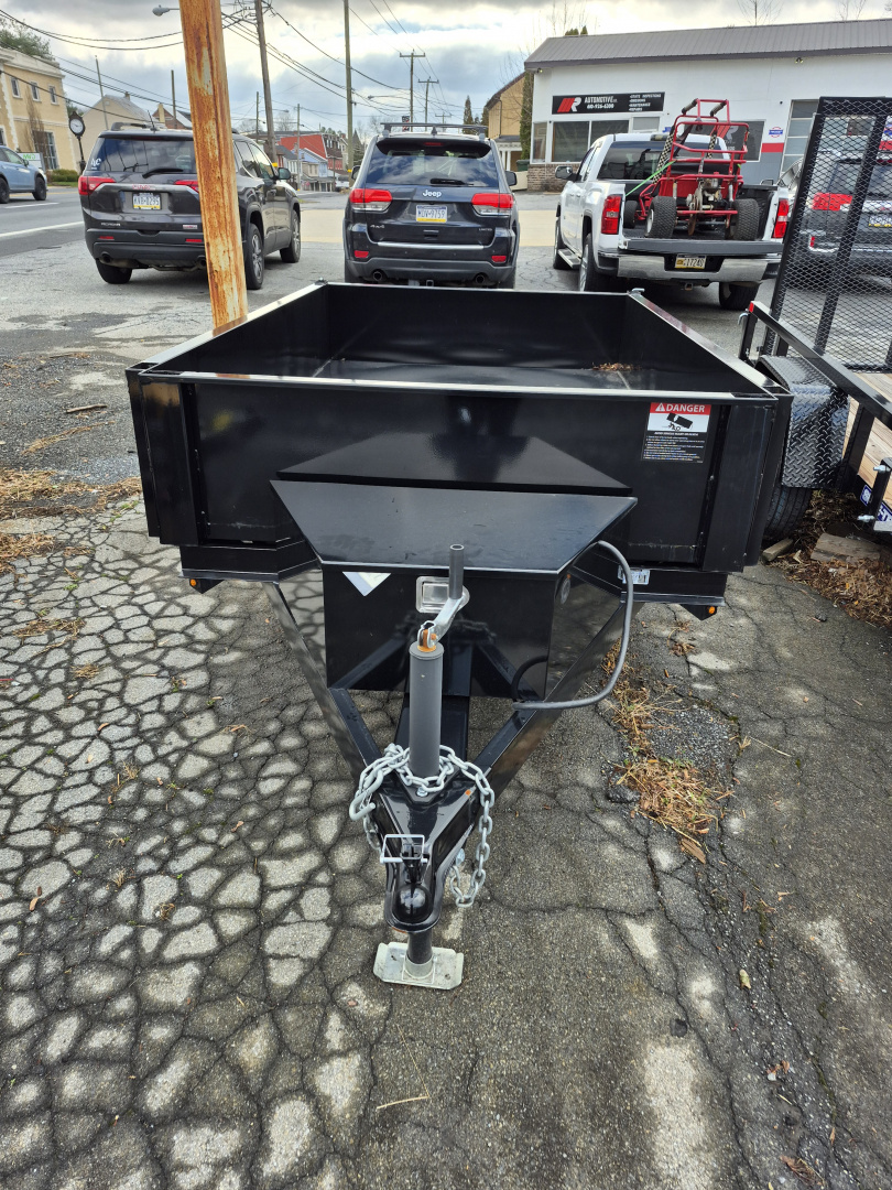 New 2026 BWISE DTR3 3K Light Duty Single Axle Dump Trailer 5X 8 Dump 3K Rated