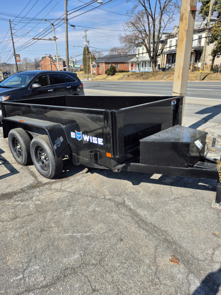 New 2026 BWISE DTR7 60x10 7K Light Duty Tandem Axle Dump Trailer
