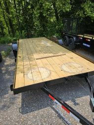 New 2025 TRIPLE CROWN TRAILERS 7' x 20' Utility Trailer