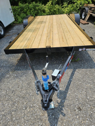 New 2025 TRIPLE CROWN TRAILERS 7' x 18' CAR HAULER WOOD DECK 7K RATED