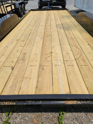 New 2025 TRIPLE CROWN TRAILERS 7' x 18' CAR HAULER WOOD DECK 7K RATED