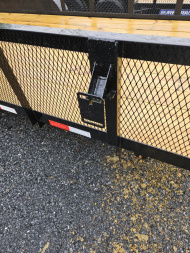 New 2025 TRIPLE CROWN TRAILERS 7' x 18' Utility Trailer 7K Rated with Mesh Sides