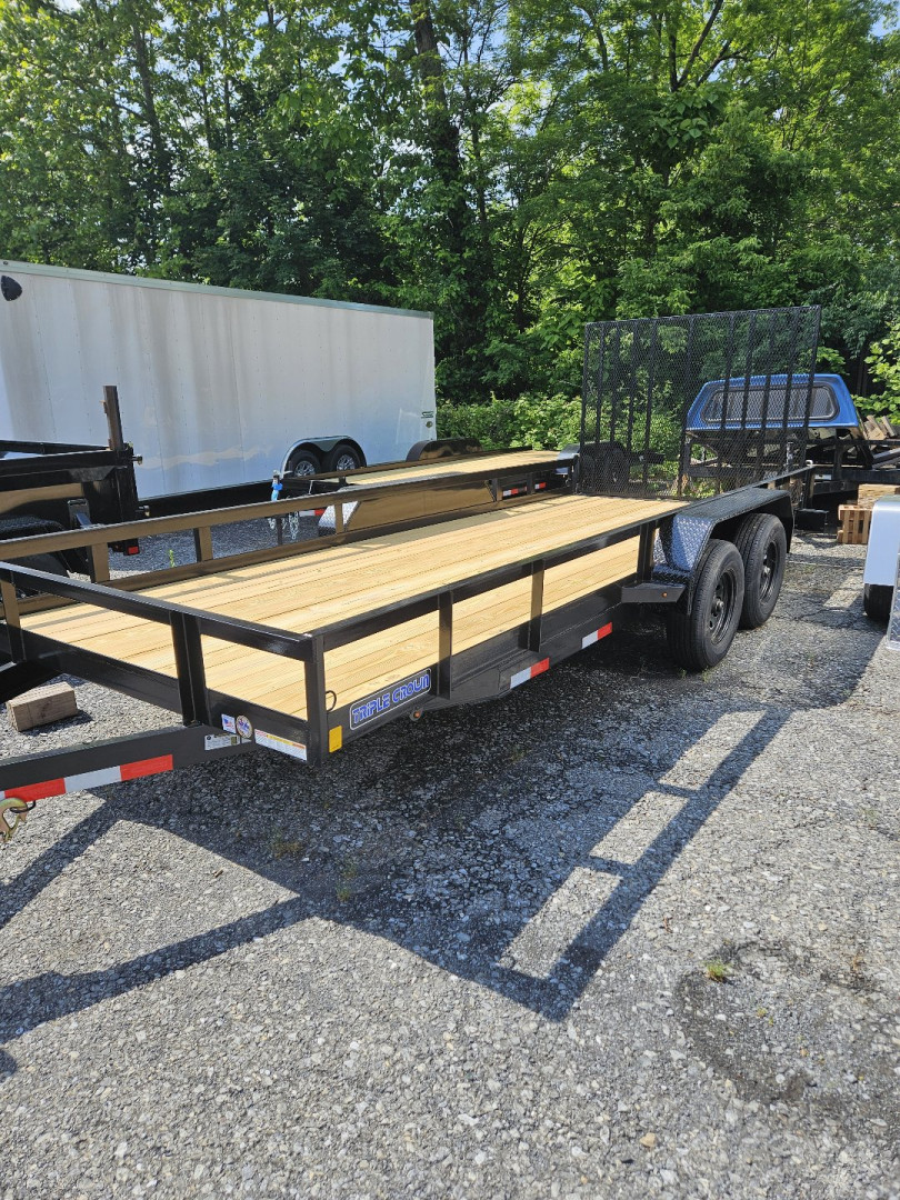 New 2025 Triple Crown Trailers SUPER DUTY 7 X 18 Landscape Trailer 10K RATED
