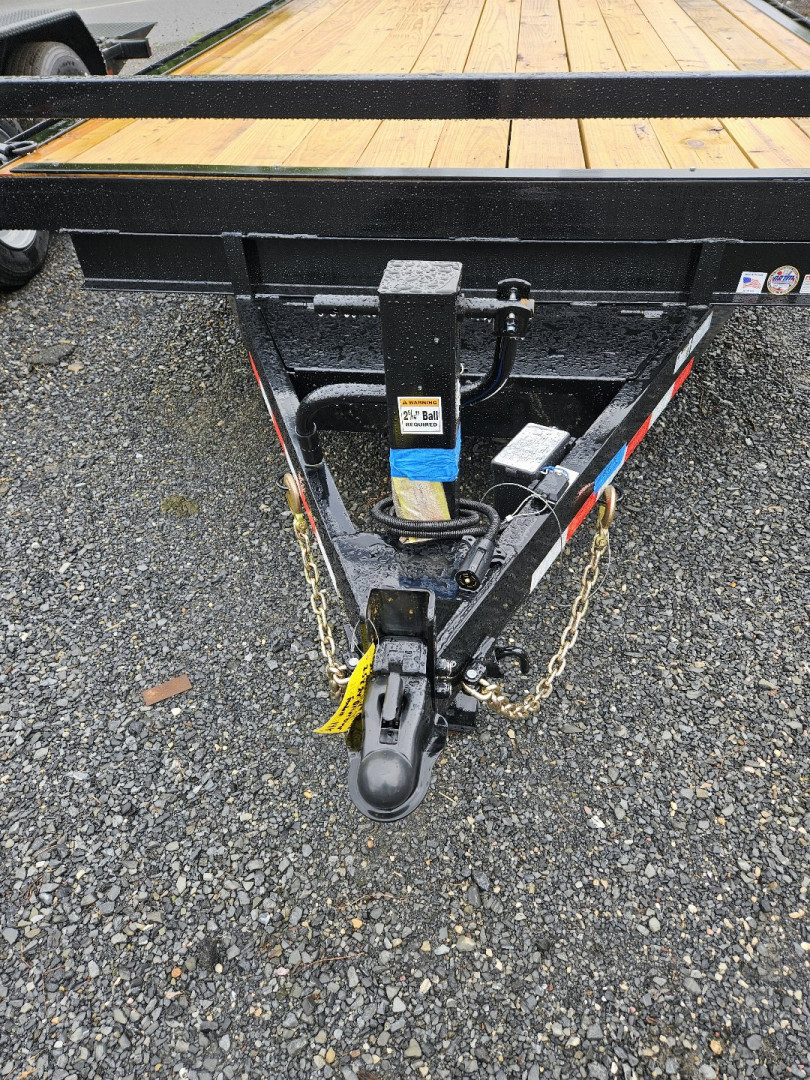 New 2025 Triple Crown Trailers DRIVE OVER FENDER Equipment Trailer 8.5 X 24 14K RATED