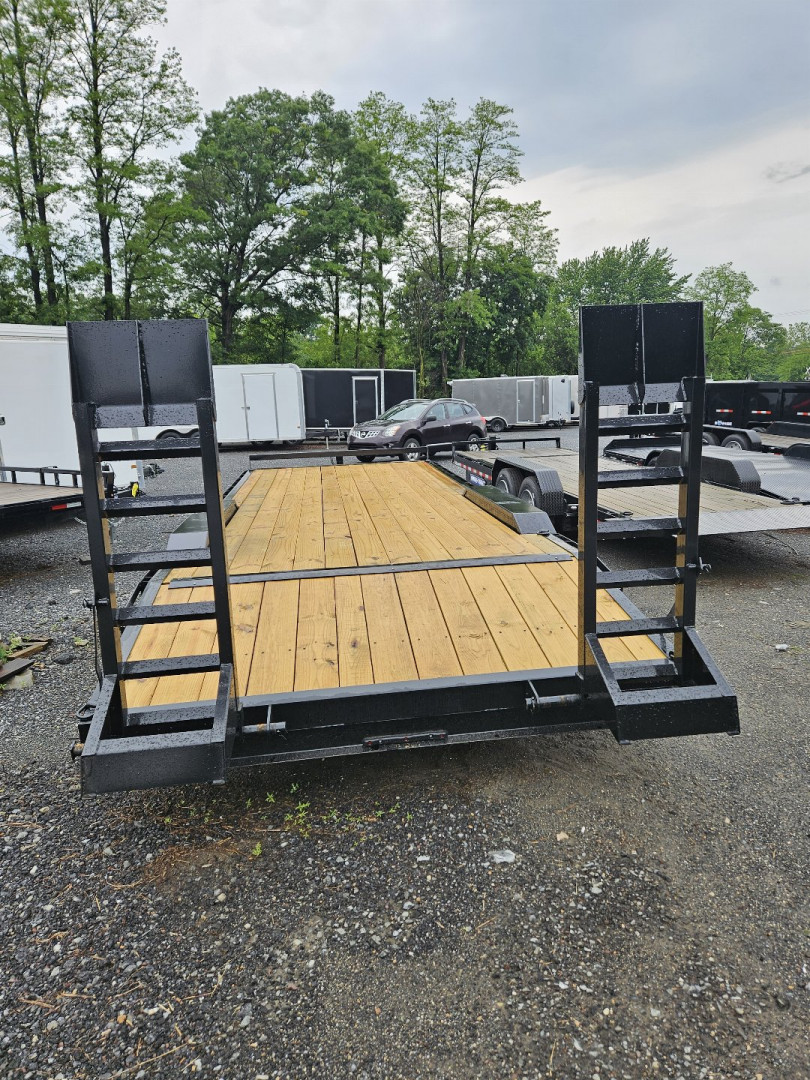 New 2025 Triple Crown Trailers DRIVE OVER FENDER Equipment Trailer 8.5 X 24 14K RATED