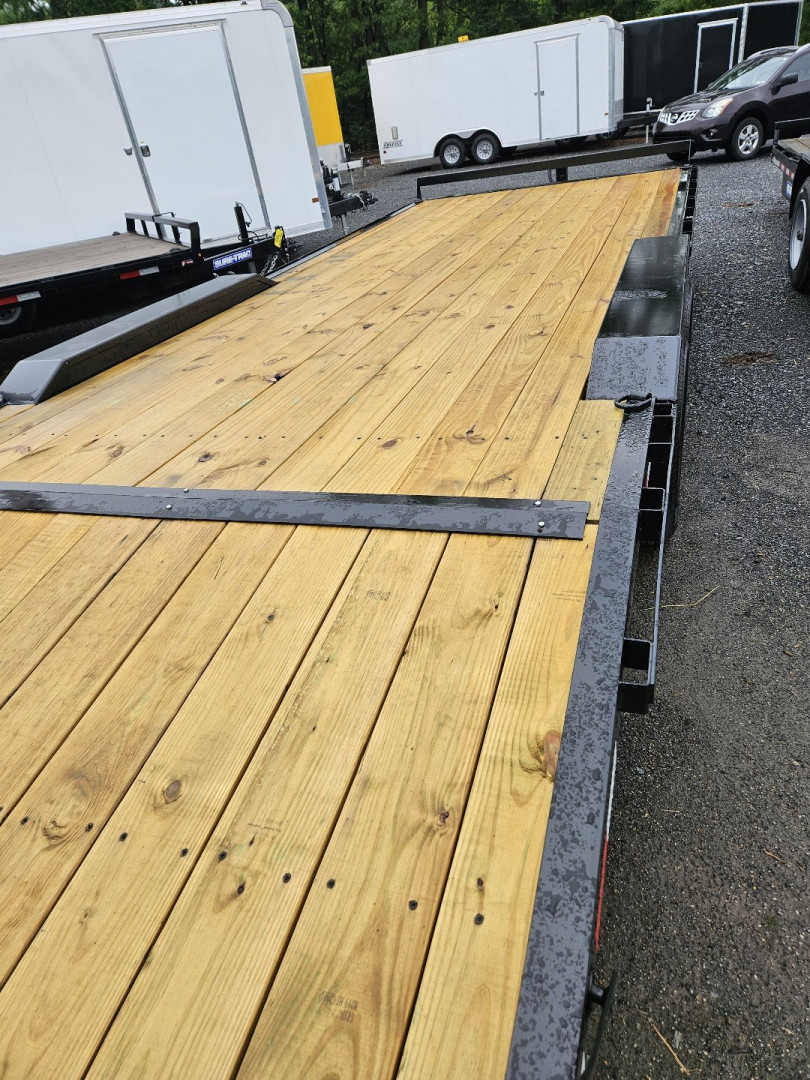 New 2025 Triple Crown Trailers DRIVE OVER FENDER Equipment Trailer 8.5 X 24 14K RATED