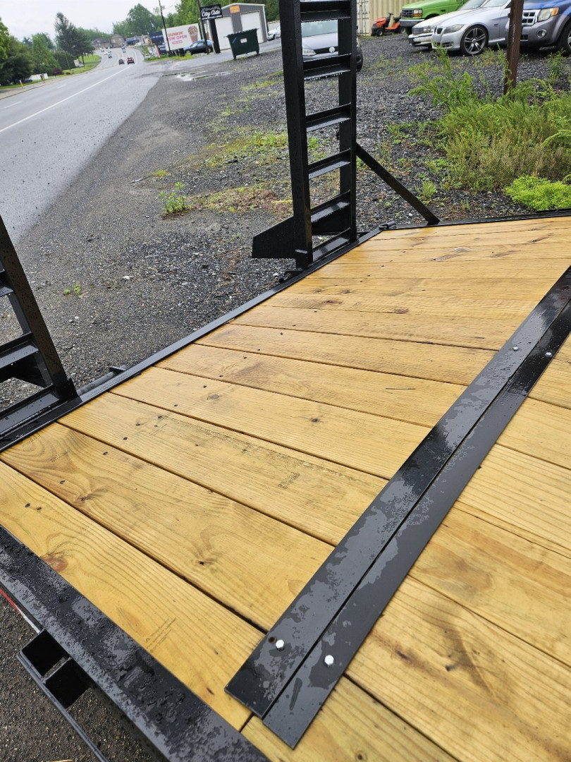 New 2025 Triple Crown Trailers DRIVE OVER FENDER Equipment Trailer 8.5 X 24 14K RATED