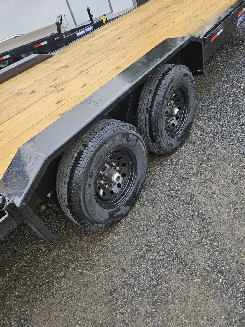 New 2025 Triple Crown Trailers DRIVE OVER FENDER Equipment Trailer 8.5 X 24 14K RATED