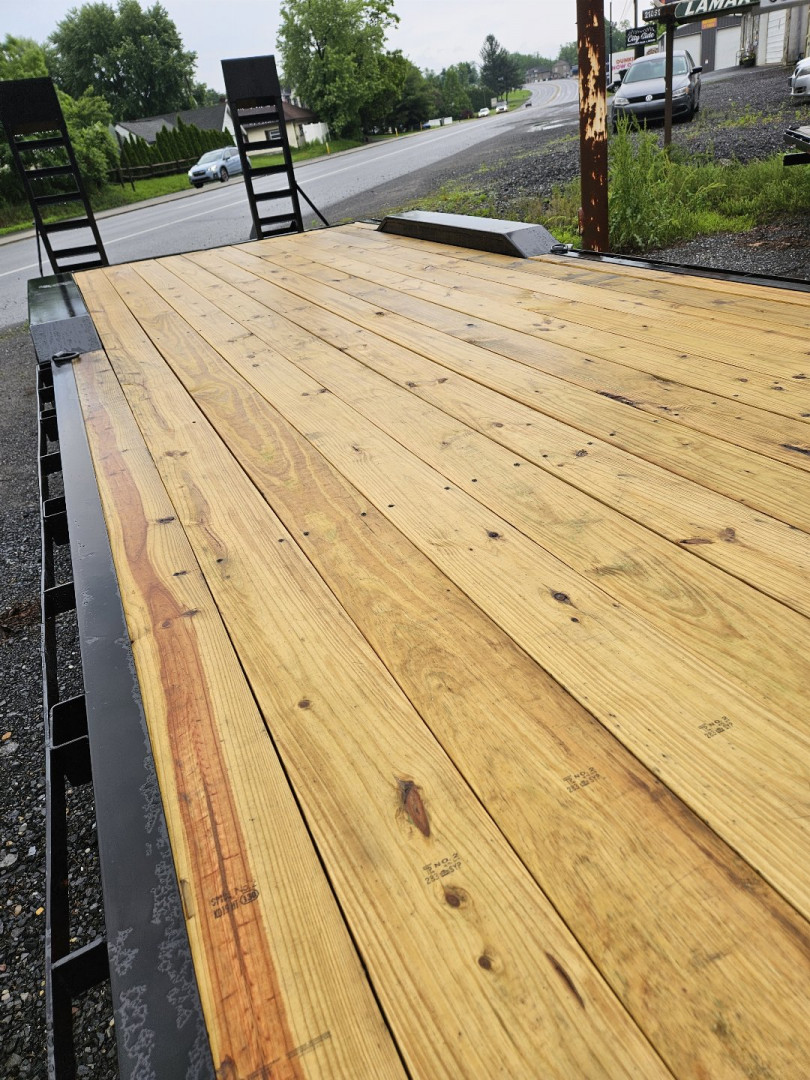 New 2025 Triple Crown Trailers DRIVE OVER FENDER Equipment Trailer 8.5 X 24 14K RATED