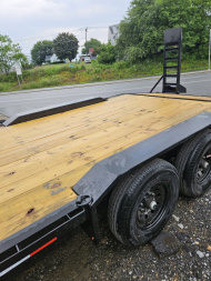 New 2025 Triple Crown Trailers DRIVE OVER FENDER Equipment Trailer 8.5 X 24 14K RATED