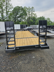 New 2025 Triple Crown Trailers DRIVE OVER FENDER Equipment Trailer 8.5 X 24 14K RATED