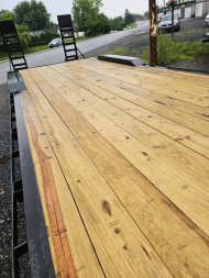 New 2025 Triple Crown Trailers DRIVE OVER FENDER Equipment Trailer 8.5 X 24 14K RATED