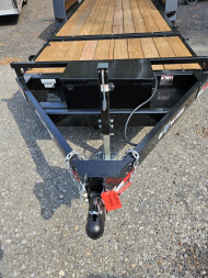 New 2025 BWISE 7 X 16 PLUS 4 POWER TILT DECK Equipment Trailer 14K RATED