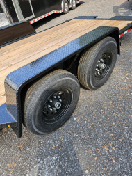 New 2025 BWISE 7 X 16 PLUS 4 POWER TILT DECK Equipment Trailer 14K RATED