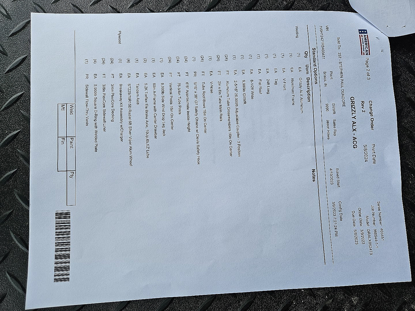 New 2024 Haulmark GRIZZLY ALX Cargo / Enclosed Trailer 8.5 X 24 ALUMINUM 10K RATED