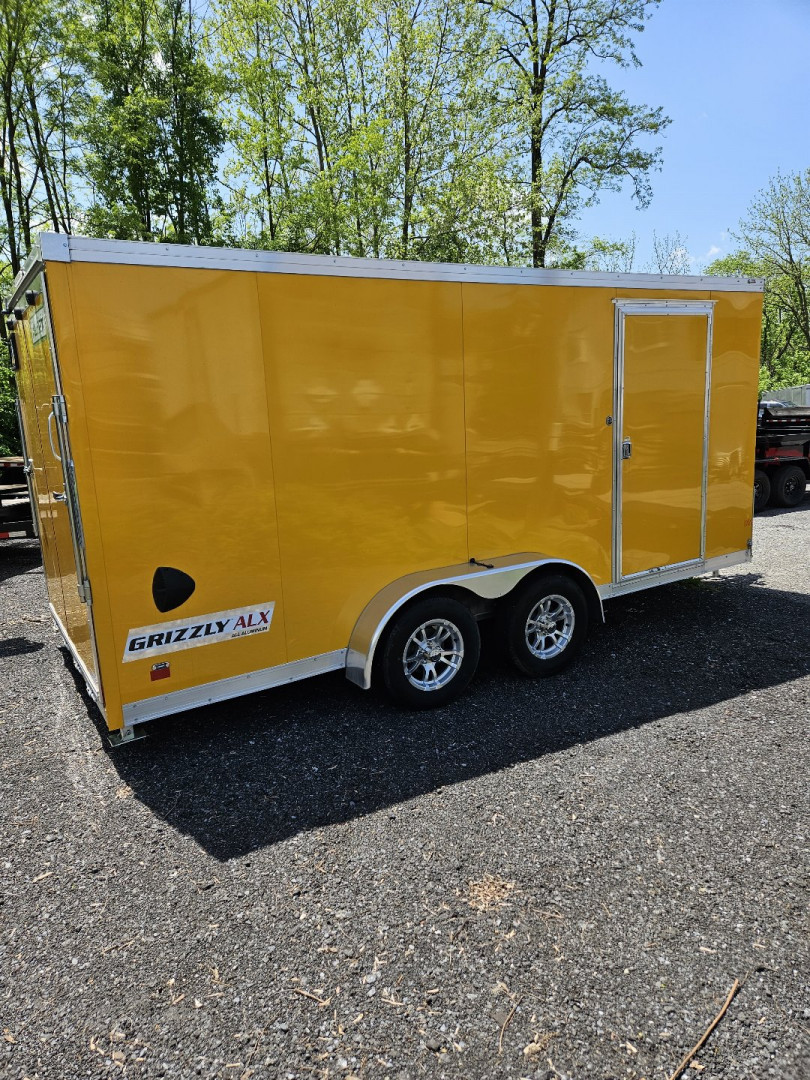 New 2024 HAULMARK GRIZZLY ALX Motorcycle Trailer 7 X 16 7K RATED