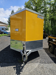 New 2024 HAULMARK GRIZZLY ALX Motorcycle Trailer 7 X 16 7K RATED