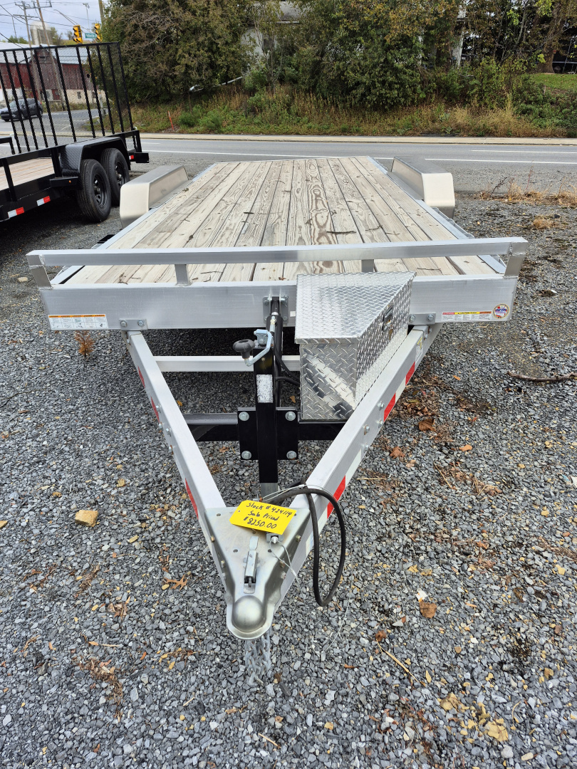 New 2024 Sure-Trac 10K 7 X 18 ALUMINUM POWER Tilt Trailer