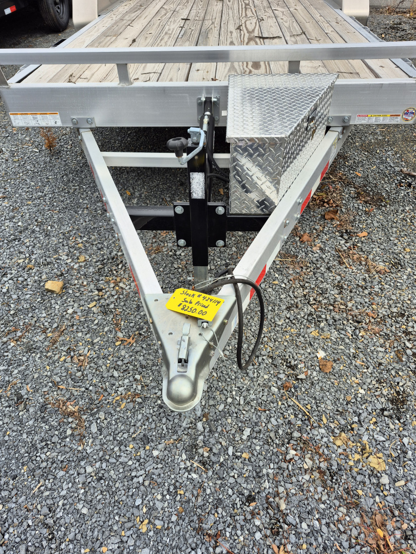 New 2024 Sure-Trac 10K 7 X 18 ALUMINUM POWER Tilt Trailer