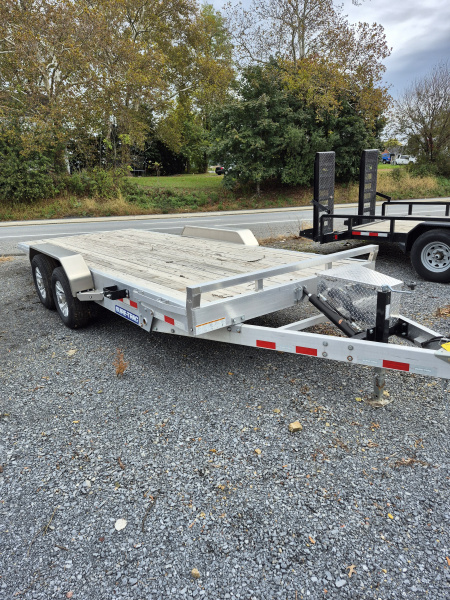 New 2024 Sure-Trac 10K 7 X 18 ALUMINUM POWER Tilt Trailer