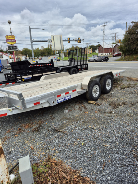 New 2024 Sure-Trac 10K 7 X 18 ALUMINUM POWER Tilt Trailer