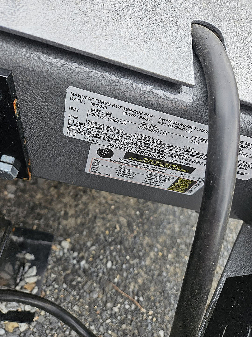 New 2024 BWISE 10K 8.5 X 20 EQUIPMENT Deckover Trailer