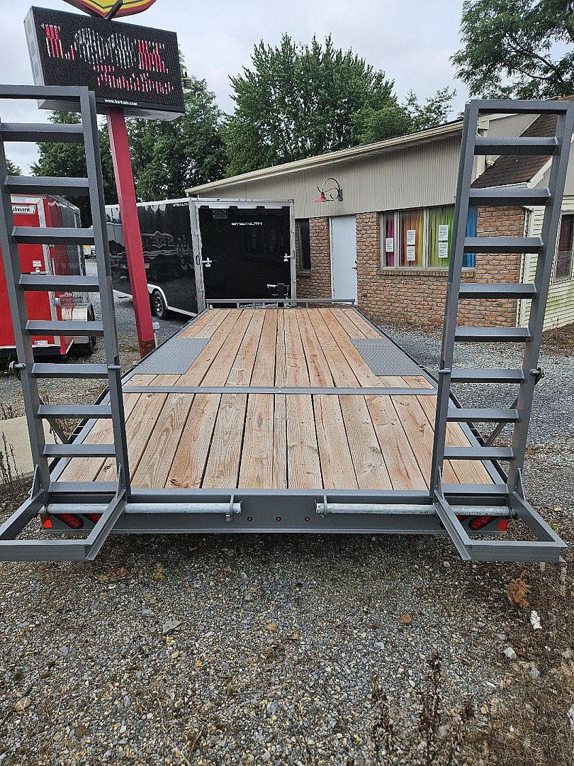 New 2024 BWISE 10K 8.5 X 20 EQUIPMENT Deckover Trailer