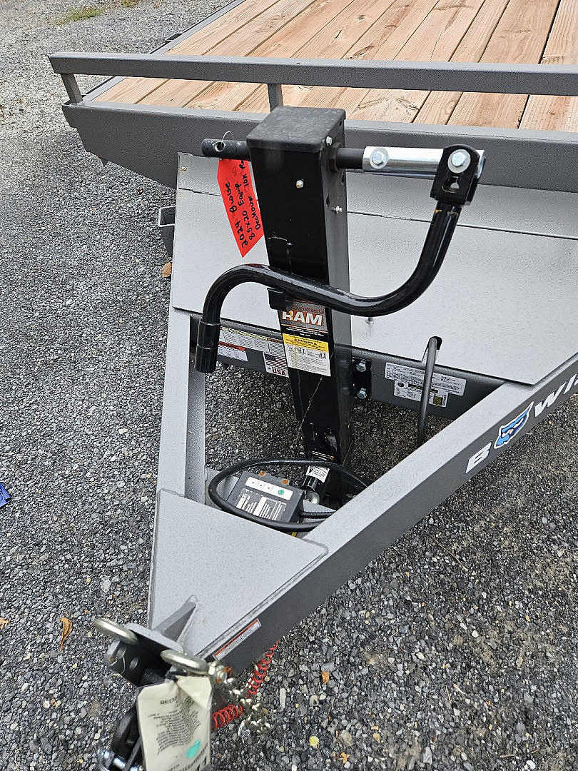 New 2024 BWISE 10K 8.5 X 20 EQUIPMENT Deckover Trailer