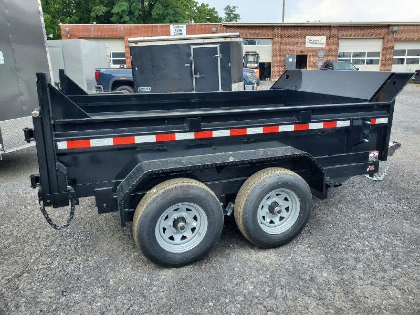 New 2023 Sure-Trac 6 x 10 SD Low Profile Dump Trailer  10K Single Ram