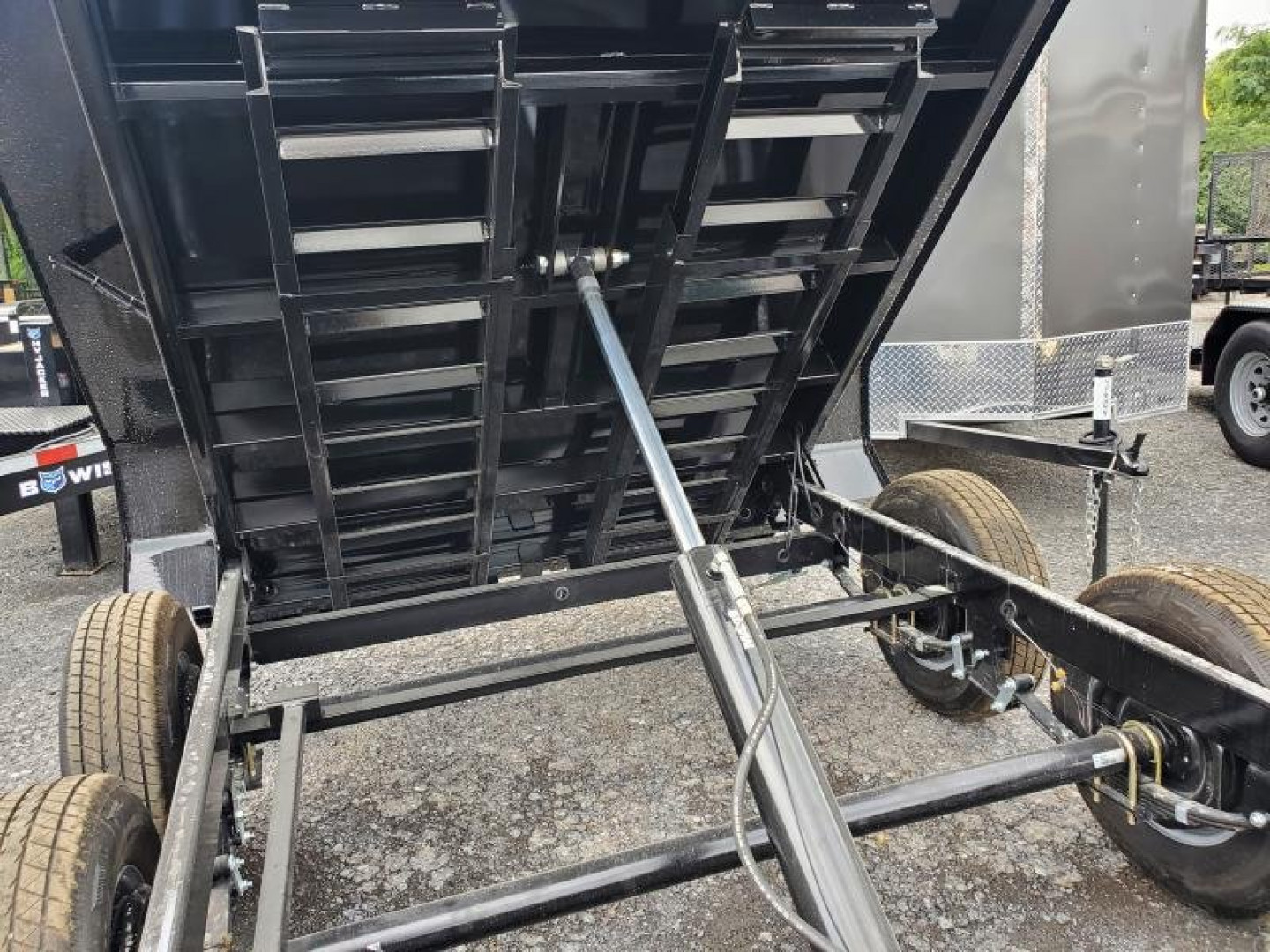 New 2023 Sure-Trac 6 x 10 SD Low Profile Dump Trailer  10K Single Ram