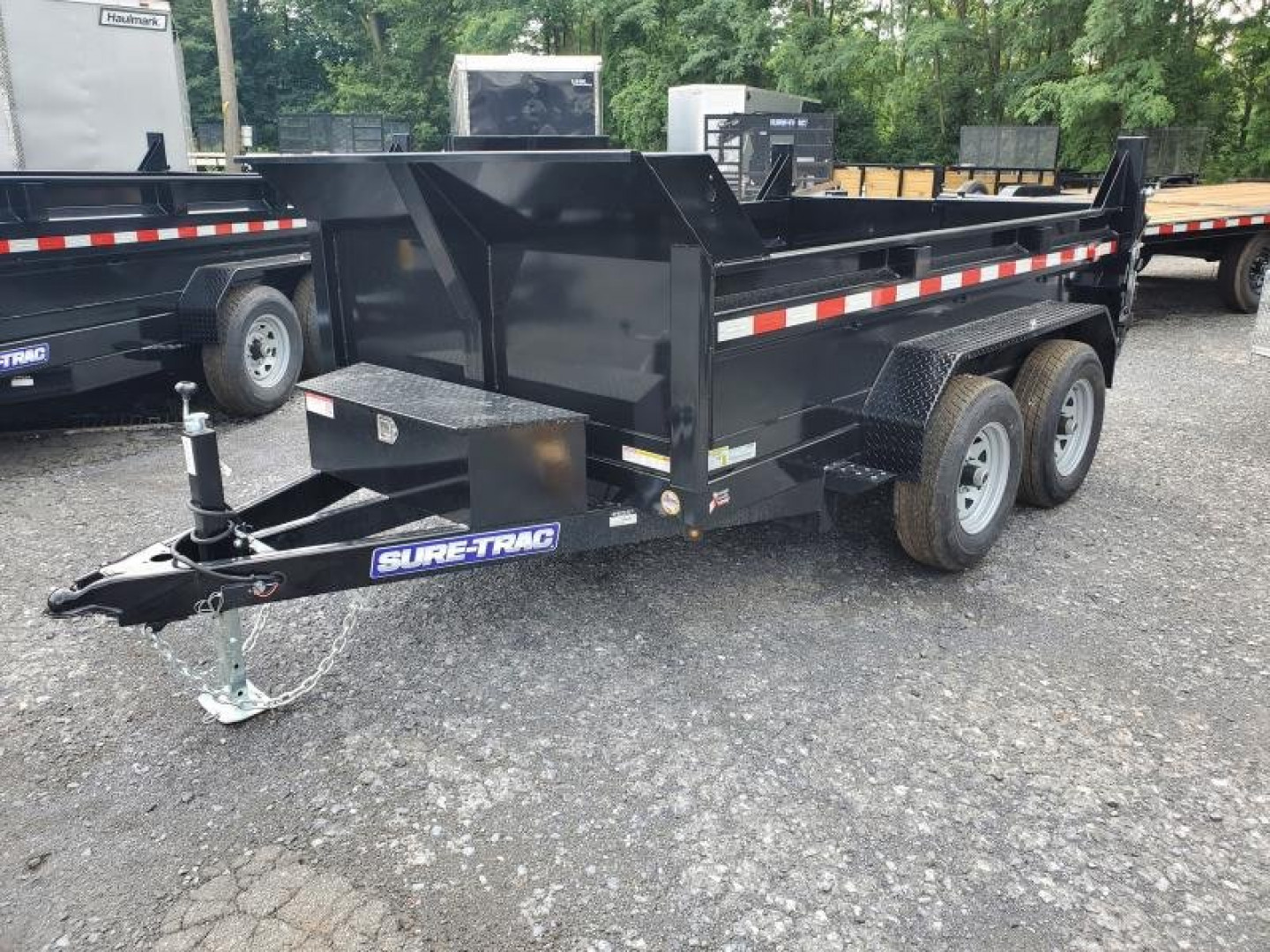 New 2023 Sure-Trac 6 x 10 SD Low Profile Dump Trailer  10K Single Ram