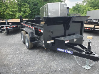 New 2023 Sure-Trac 6 x 10 SD Low Profile Dump Trailer  10K Single Ram