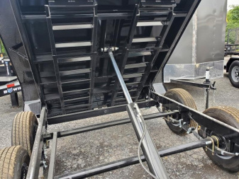 New 2023 Sure-Trac 6 x 10 SD Low Profile Dump Trailer  10K Single Ram