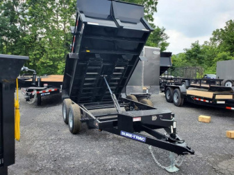 New 2023 Sure-Trac 6 x 10 SD Low Profile Dump Trailer  10K Single Ram