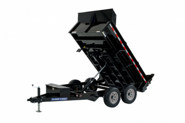 New 2023 Sure-Trac 6 x 10 SD Low Profile Dump Trailer  10K Single Ram