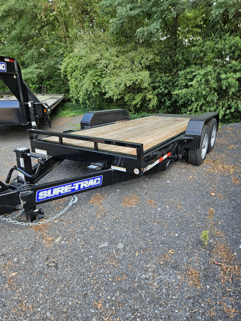 New 2023 Sure-Trac 7 x 16 Tilt Bed Equipment Trailer  16K